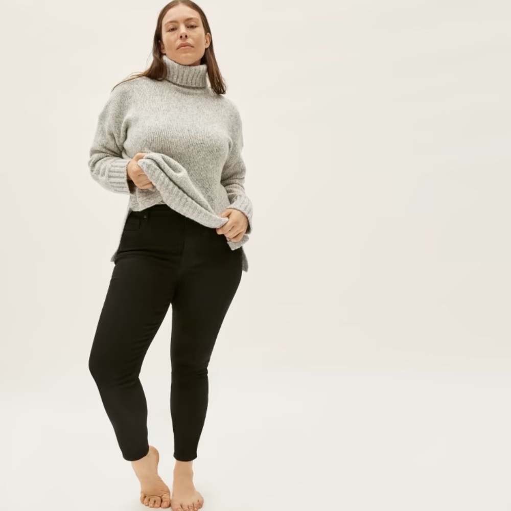 Everlane Curvy Authentic Stretch High-Rise Skinny Jean Sz 25